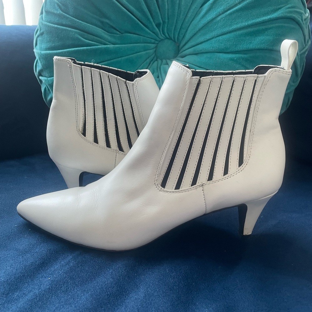 Chic White Ankle Booties